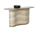 Isola Console Table - Travertine Look by Matho Sun, view 5