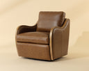 Arnaud Swivel Lounge Chair - Blonde by Matho Sun