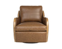 Arnaud Swivel Lounge Chair - Blonde by Matho Sun, view 6