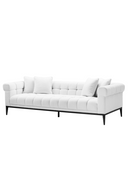 White Tufted Sofa Aurelio
