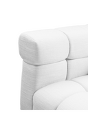 White Tufted Sofa Aurelio