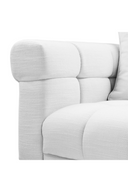 White Tufted Sofa Aurelio