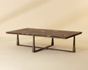 Cowell Coffee Table - Maroon Lavante Marble by Matho Sun