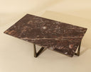 Cowell Coffee Table - Maroon Lavante Marble by Matho Sun, view 3