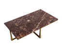 Cowell Coffee Table - Maroon Lavante Marble by Matho Sun, view 8