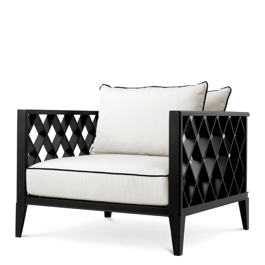Metal Outdoor Armchair Ocean Club