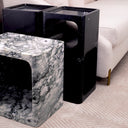 Carved Stone Side Table Adler