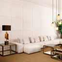 Brass Glass Box Side Table Callum