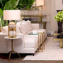 White Marble Side Table Cortina