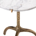 White Marble Side Table Cortina