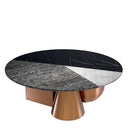 Copper Marble Coffee Table Tricolori
