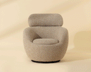 Vulcan Swivel Lounge Chair by Matho Sun, view 2