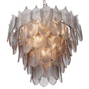 Smoked Glass Layered Chandelier Verbier