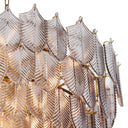 Smoked Glass Layered Chandelier Verbier