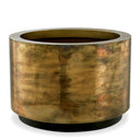 Vintage Brass Round Planter Jasper