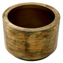 Vintage Brass Round Planter Jasper