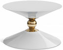 Malia Iron Coffee Table - White