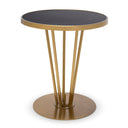 Brass Round Side Table Horatio