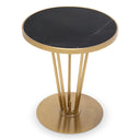 Brass Round Side Table Horatio