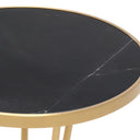 Brass Round Side Table Horatio
