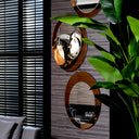 Oblong Amber Mirror Devito