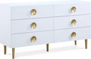 Zayne Wood Veneer Dresser - White