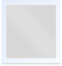 Zayne Wood Veneer Framed Mirror - White