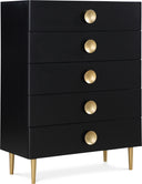 Zayne Wood Veneer Chest - Black