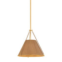 Aged Brass Sunside Pendant 18" by Hudson Valley