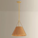 Aged Brass Sunside Pendant 18" by Hudson Valley, view 8