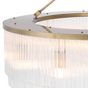 Glass Layered Chandelier L Hector