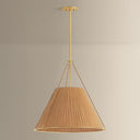Aged Brass Sunside Pendant 26" by Hudson Valley, view 3