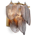 Glass Brass Wall Lamp Verbier
