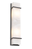 Alabaster Bronze Wall Lamp Spike