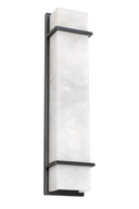Alabaster Bronze Wall Lamp Spike