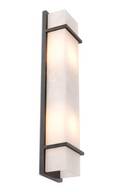 Alabaster Bronze Wall Lamp Spike