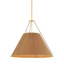 Aged Brass Sunside Chandelier 34" by Hudson Valley