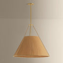 Aged Brass Sunside Chandelier 34" by Hudson Valley, view 3