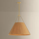 Aged Brass Sunside Chandelier 34" by Hudson Valley, view 4