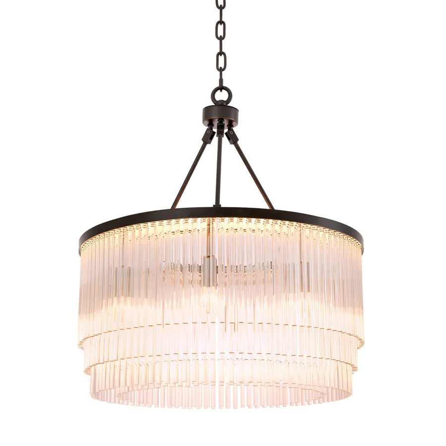 Glass Layered Chandelier S Hector