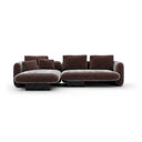 Overlap Left Chaise Sec Small Dk Taupe