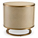 Woven Oak Side Table Napa Valley