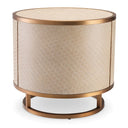 Woven Oak Side Table Napa Valley