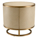 Woven Oak Side Table Napa Valley