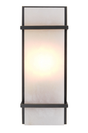 Alabaster Bronze Wall Lamp Spike