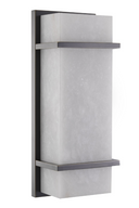 Alabaster Bronze Wall Lamp Spike