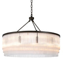 Glass Layered Chandelier L Hector