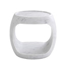 Marble Side Table Low Clipper