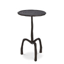 Round Bronze Side Table Kubu