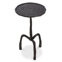 Round Bronze Side Table Kubu